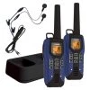UNIDEN Handheld Vhf Radios Submersible 50 Mile FRS/GMRS Two-Way Radios With Charging Kit