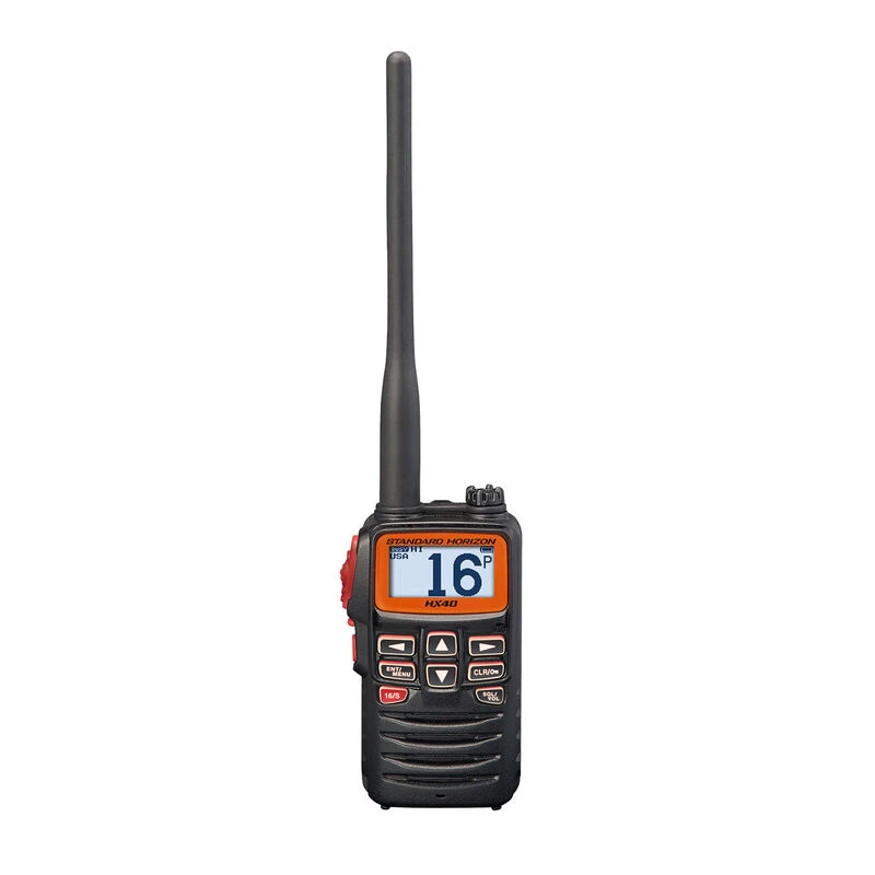 STANDARD HORIZON Handheld Vhf Radios HX40 Ultra Compact 6W Handheld VHF Radio 3 STANDARD HORIZON Handheld Vhf Radios HX40 Ultra Compact 6W Handheld VHF Radio