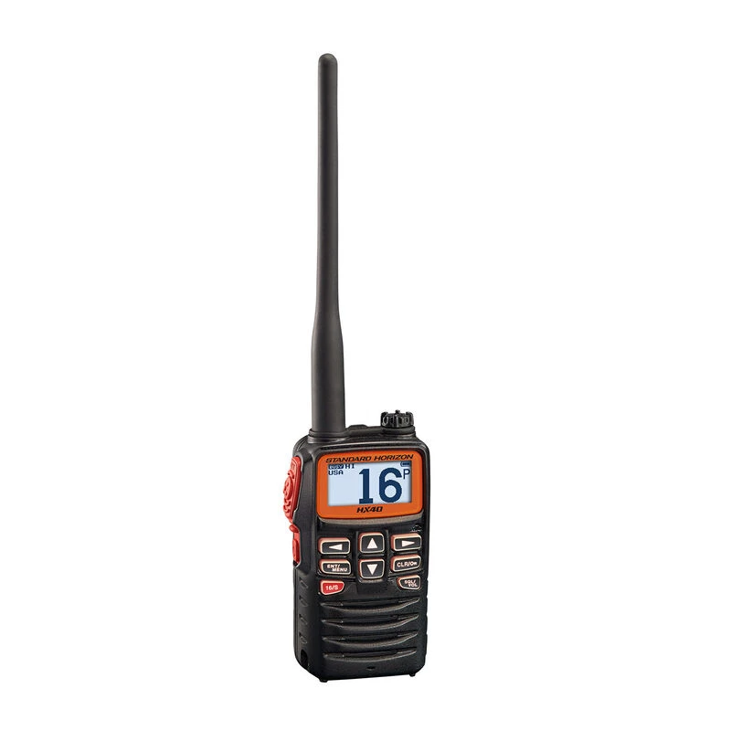 STANDARD HORIZON Handheld Vhf Radios HX40 Ultra Compact 6W Handheld VHF Radio 4 STANDARD HORIZON Handheld Vhf Radios HX40 Ultra Compact 6W Handheld VHF Radio - Image 2