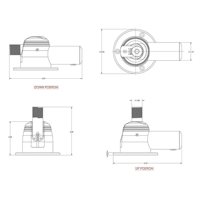 TACO MARINE Antenna Mounts Grand Slam 850 Electric VHF Antenna Mount 5 TACO MARINE Antenna Mounts Grand Slam 850 Electric VHF Antenna Mount - Image 3