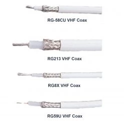 ANCOR Antenna & Coaxial Accessories Marine-Grade Coax Cable (Bulk)